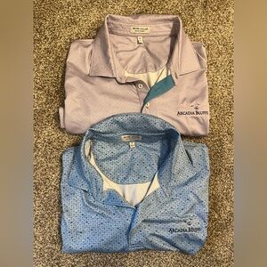 2 Peter Millar Arcadia Bluffs Men's XL Polos